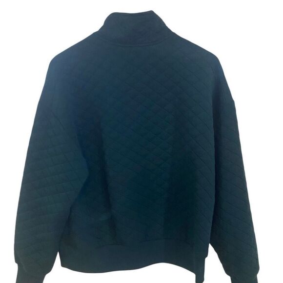 DSG quilted green 3/4 zip medium pockets jacket - Picture 2 of 5